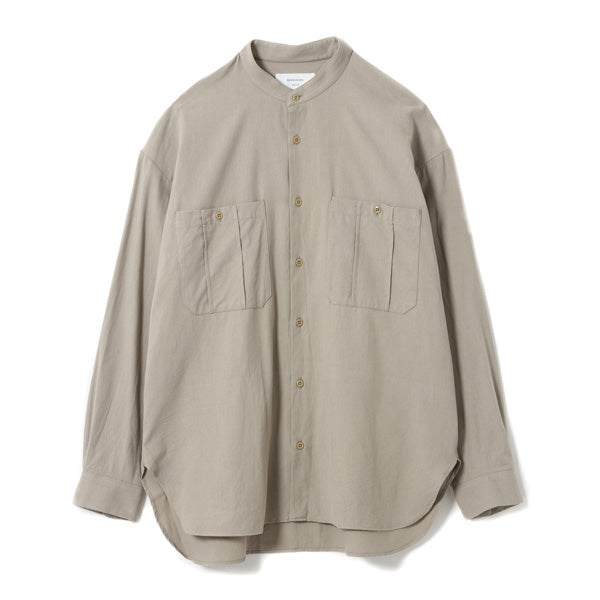 Band Collar Millitary Shirt