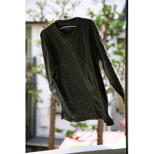 ARTISAN L/S C/N TEE CT HEAVYWEIGHT JERSEY CHA DYED