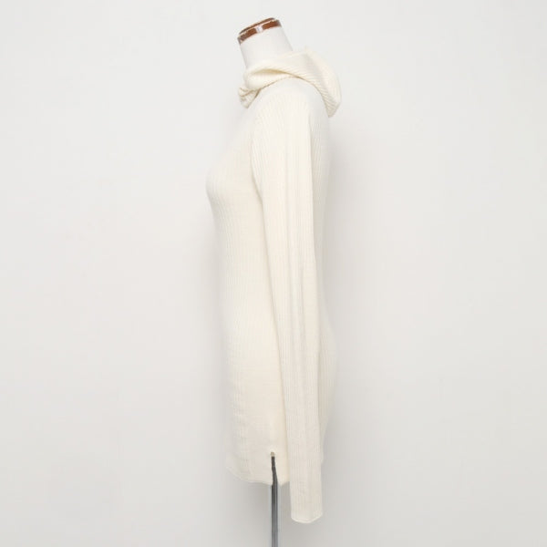 WHOLE GARMENT RIB KNIT HOODY