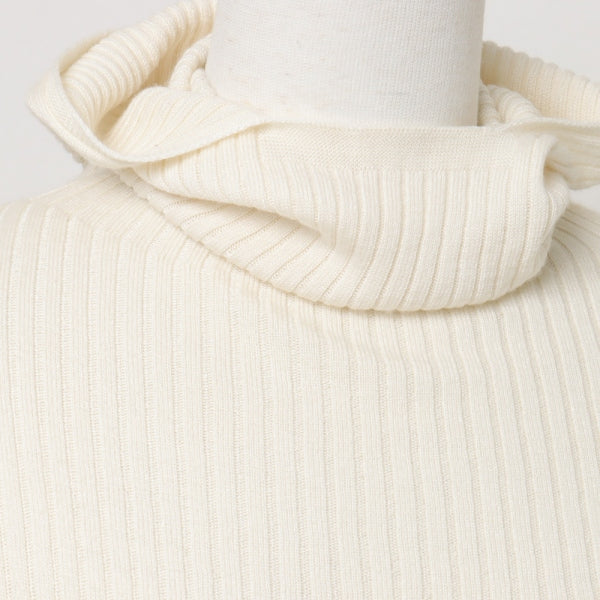 WHOLE GARMENT RIB KNIT HOODY