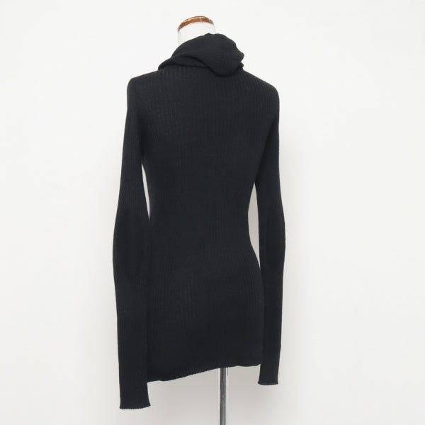 WHOLE GARMENT RIB KNIT HOODY