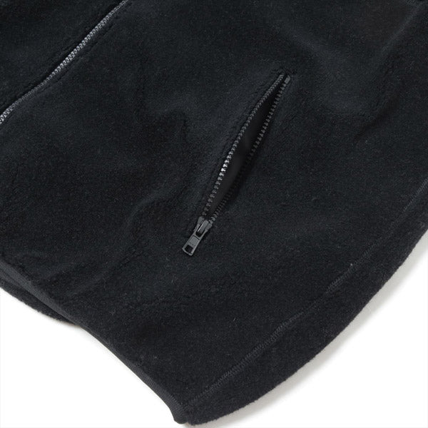 Wool Boa Zip-Up Vest