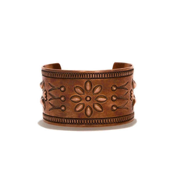 DesertFlower CopperBracelet Wide by STANLEY PARKER