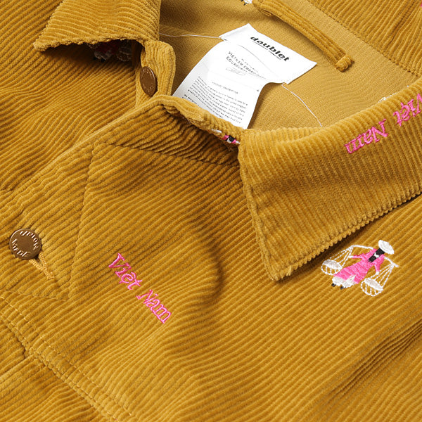 VIETNAM EMBROIDERY CORDUROY JACKET