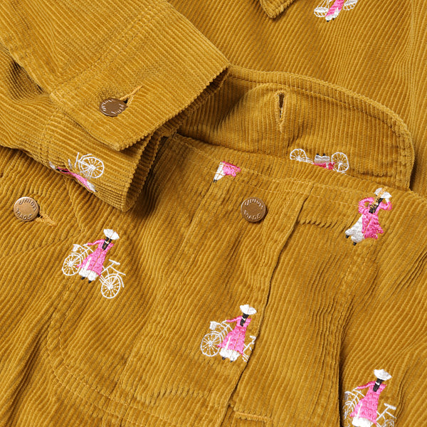 VIETNAM EMBROIDERY CORDUROY JACKET