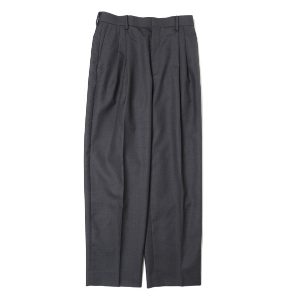 BLUEFACED WOOL WIDE SLACKS