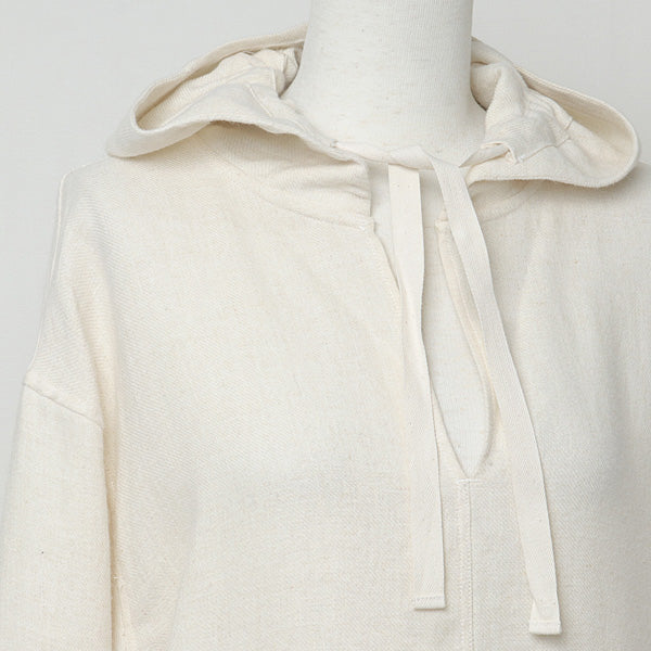 SOFT TWIST TWILL HOODIE OVER SHIRTS