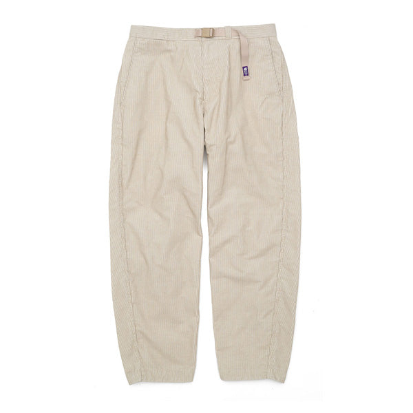 Corduroy Wide Tapered Pants