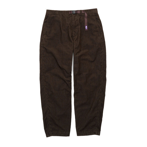 Corduroy Wide Tapered Pants