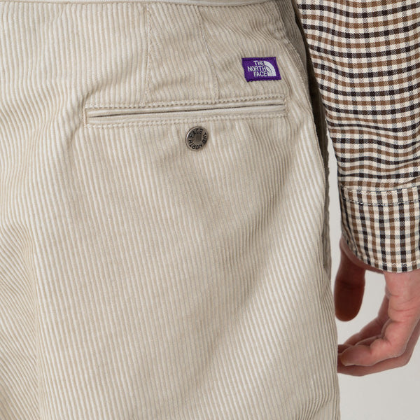 Corduroy Wide Tapered Pants