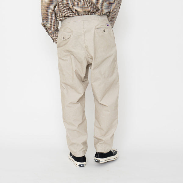 Corduroy Wide Tapered Pants