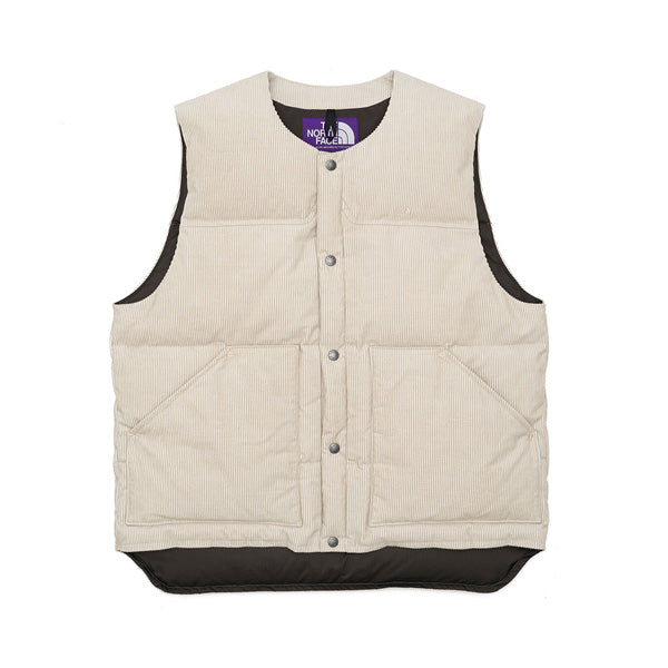 Corduroy Down Vest (ND2259N) | THE NORTH FACE PURPLE LABEL