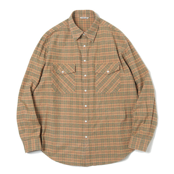 SILK COTTON BRUSHED FLANNEL SHIRTS