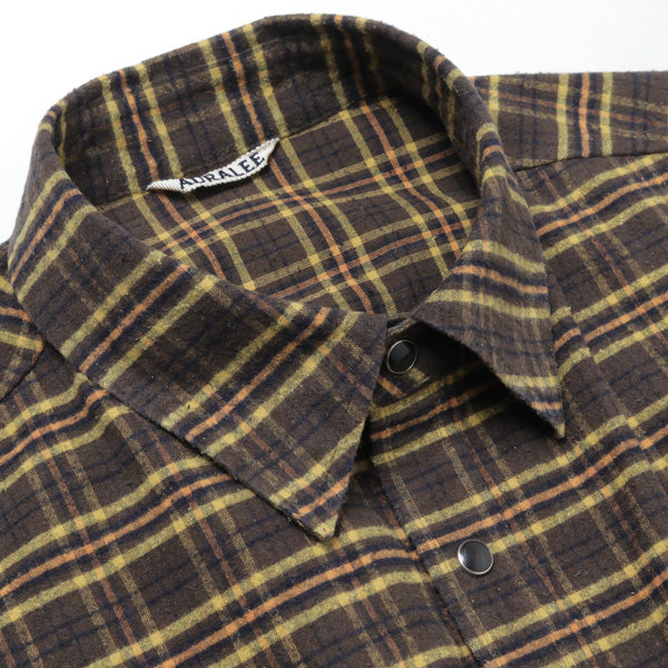 SILK COTTON BRUSHED FLANNEL SHIRTS