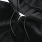 U SQUARE VELVET SPACER FULL-ZIP HOODIE