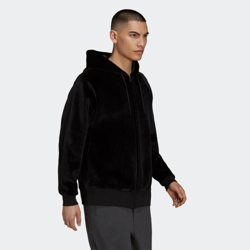 U SQUARE VELVET SPACER FULL-ZIP HOODIE