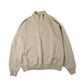 BACK WOOL HALF ZIP P/O