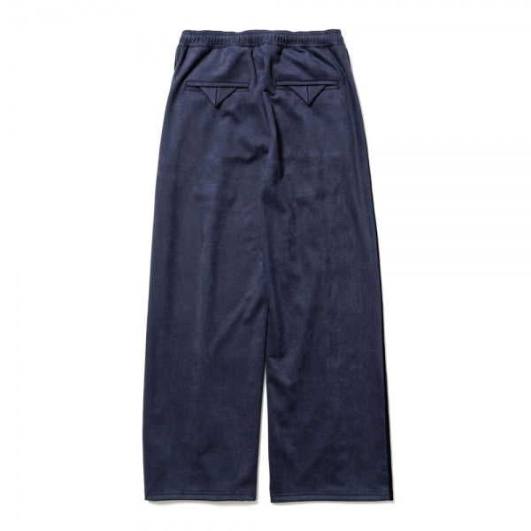 FAUX SUEDE FLARE SILHOUETTE TRACK PANTS