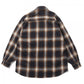 ETS.Ombre check flannel shirt