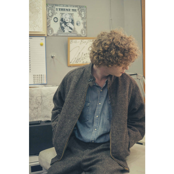 Tweed Harrington Jacket (22AAP-01-07H) | A.PRESSE / ジャケット