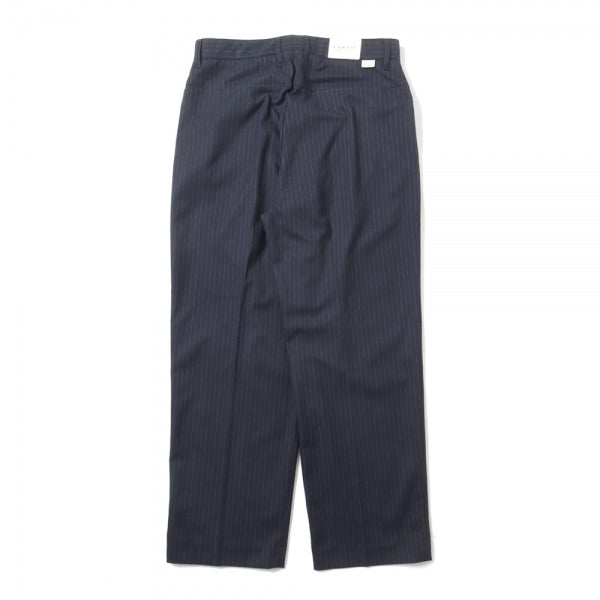 Two-tuck Wide Tapered Pants(T/Rストライプ)