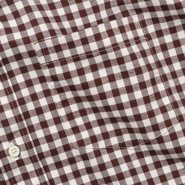 gingham check B.D shirt