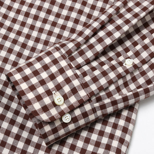 gingham check B.D shirt