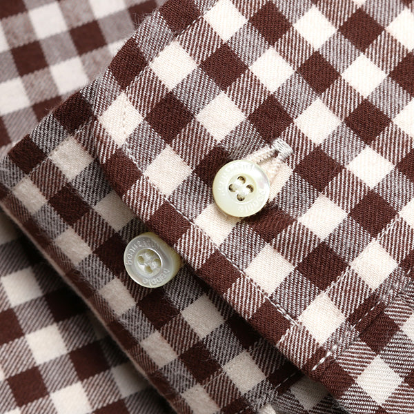 gingham check B.D shirt