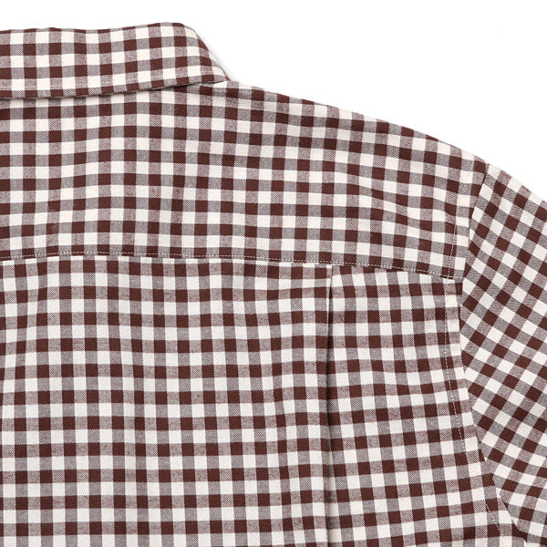 gingham check B.D shirt