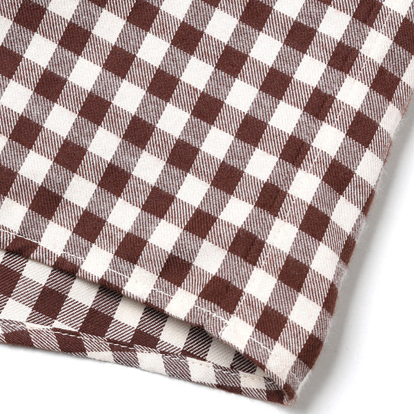 gingham check B.D shirt