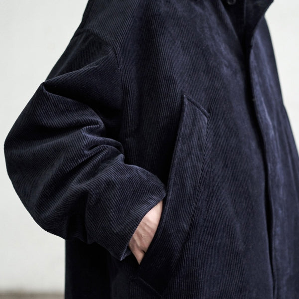 SOLOTEX CORDUROY UTILITY POCKET OVER COAT