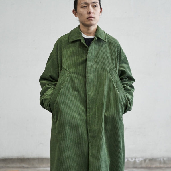 SOLOTEX CORDUROY UTILITY POCKET OVER COAT