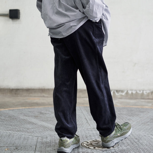 SOLOTEX CORDUROY TAPERED TROUSERS