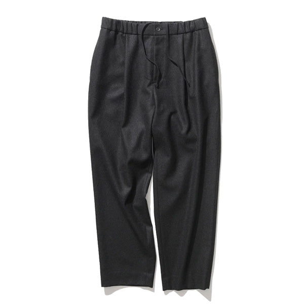 WOOL SAXONY | TAPERED EASY PANTS