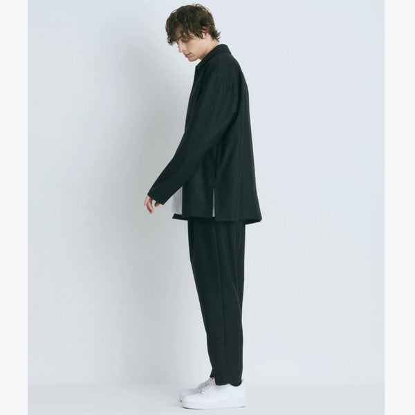 WOOL SAXONY | TAPERED EASY PANTS