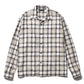 V.Nep Check Flannel Open Collar SH