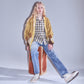 V.Nep Check Flannel Open Collar SH