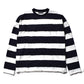 Bold Denim Border Crew neck Pullover
