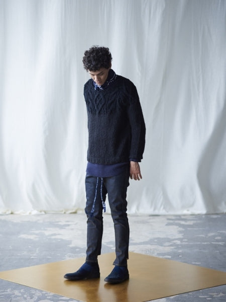 MOHAIR + FISHERMAN KNIT