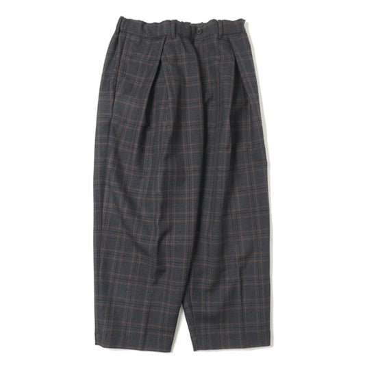 WOOL TUCK TROUSERS