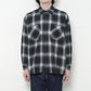 ETS.Ombre check flannel shirt