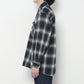 ETS.Ombre check flannel shirt