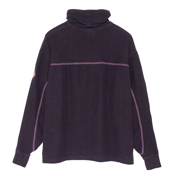 UNBALANCE STRIPE RIB PULLOVER