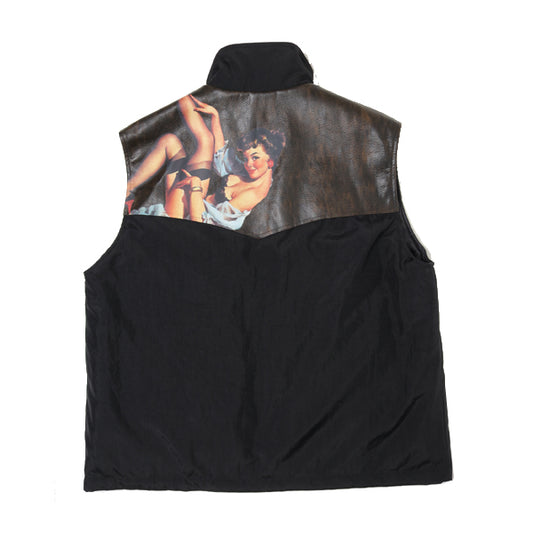 Pinup Girl Batting Nylon Vest