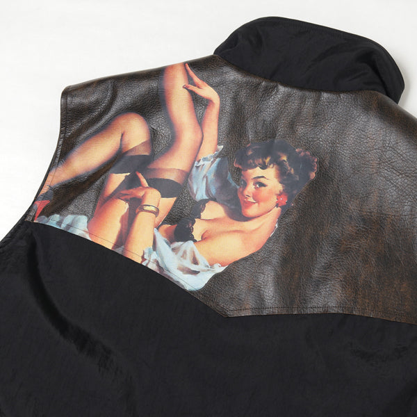 Pinup Girl Batting Nylon Vest
