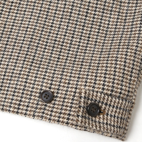 Natural Color Alpaca Tweed Hunter Jacket