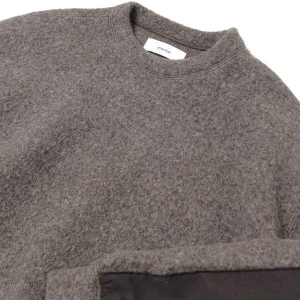 CREW NECK WOOL PILE SHEEP