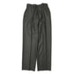 FLAT FRONT TROUSERS ORGANIC WOOL CIRCULAR FLANNEL