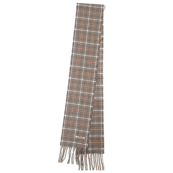 CASHMERE CHECK NARROW STOLE