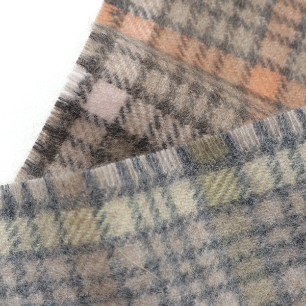 CASHMERE CHECK NARROW STOLE